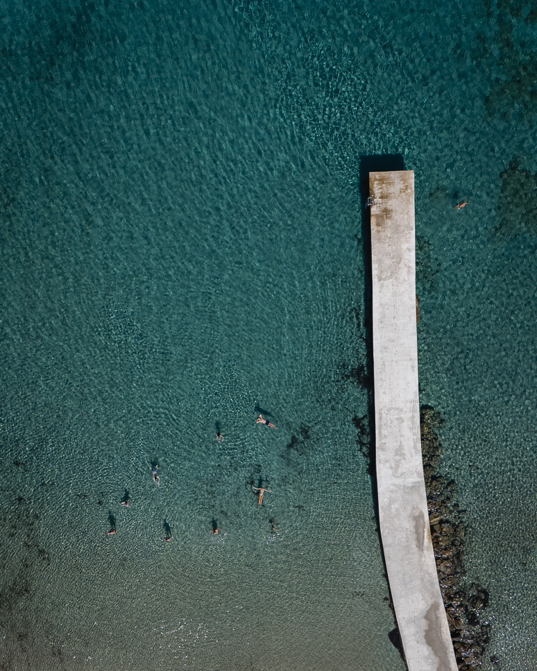 Pier at Azolimnos Beach