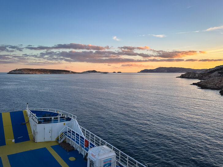 How to get to Kimolos from Milos or Athens