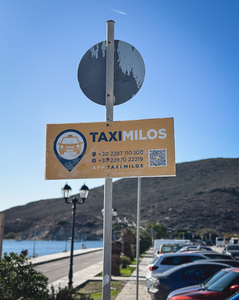 taxi in Milos, possible but expensive