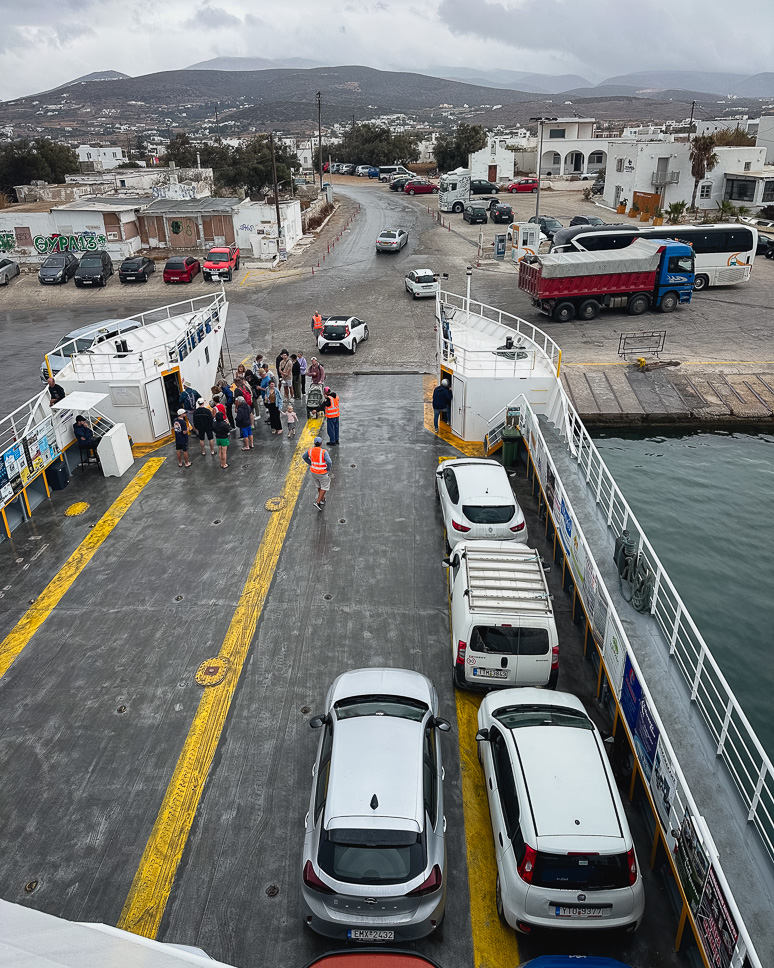 ferry from Antiparos to Paros