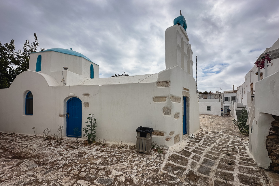 Church caslte in ANtiparos kastro