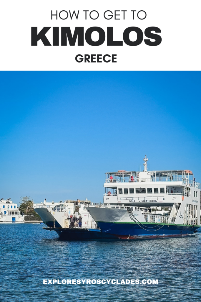 How to get to Kimolos