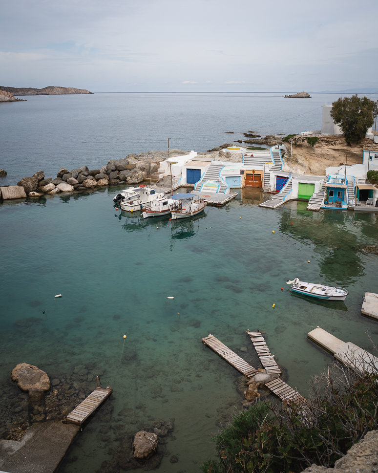 View of Mandrakia in Milos