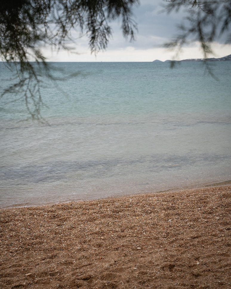 view of psaraliki beach in AntiParos