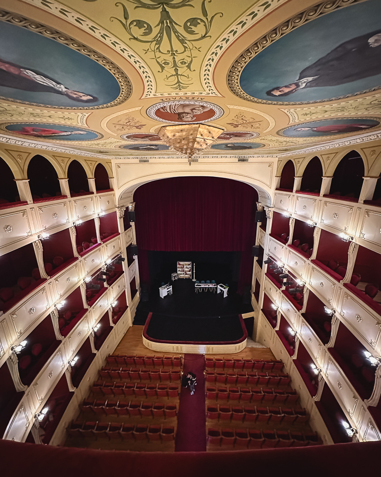 Apollon Theater in Ermoupoli in Syros
