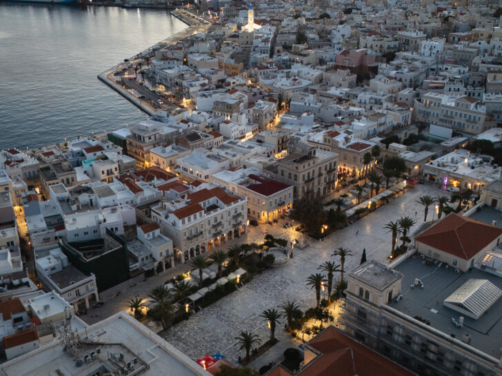 Syros in December Christmas NYE