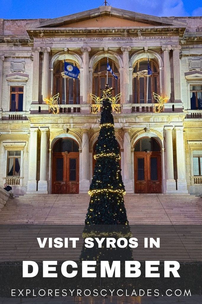 Visit Syros in December Christmas