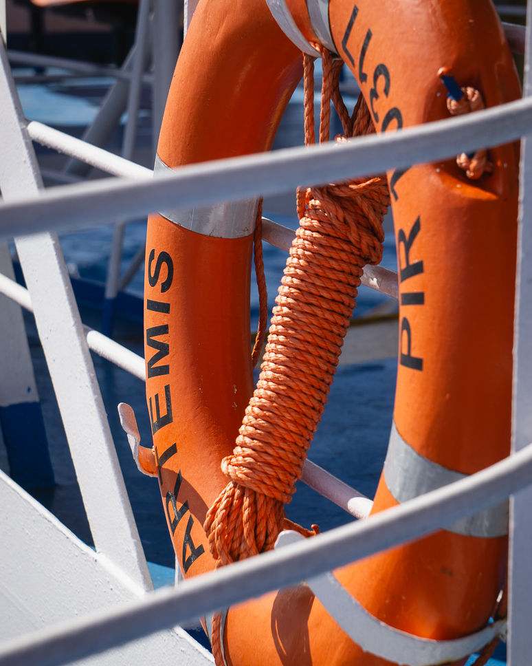 Hellenic Seaways Artemis Ferry Detail