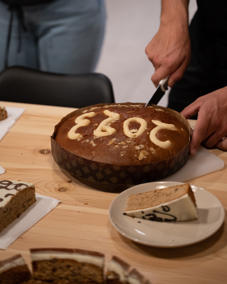 Vasilopita Cake Celebration New Year Ermoupoli Syros