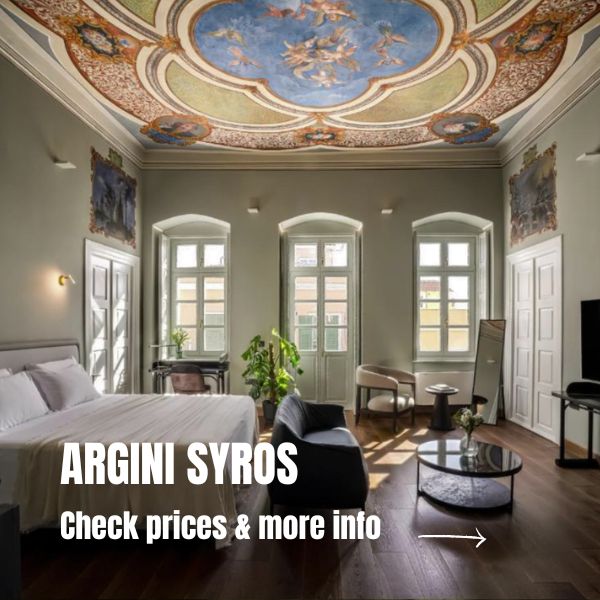 Where to Stay in December in Syros Luxury Hotel Argini Neoclassical